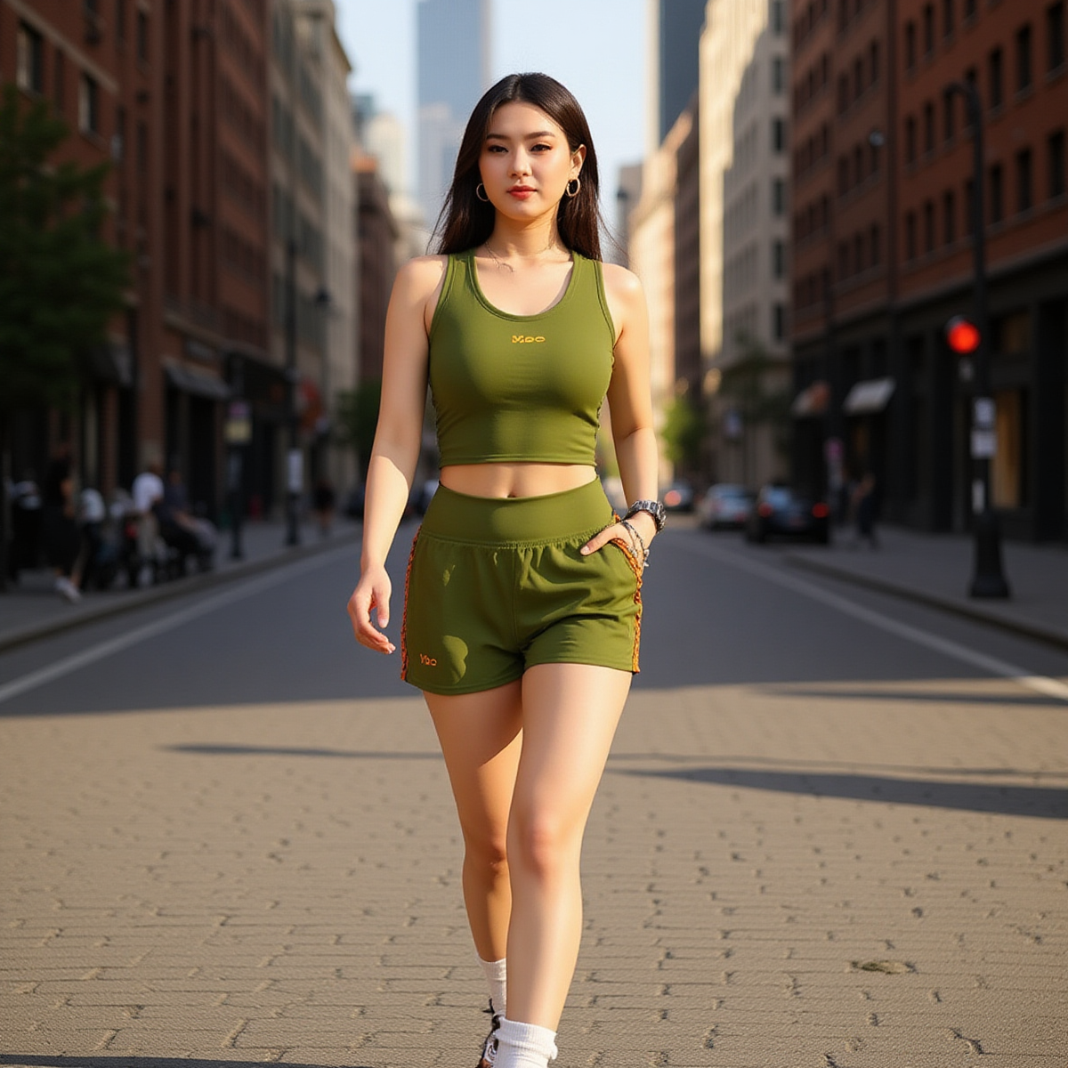 Yoga Set Green Chess Love