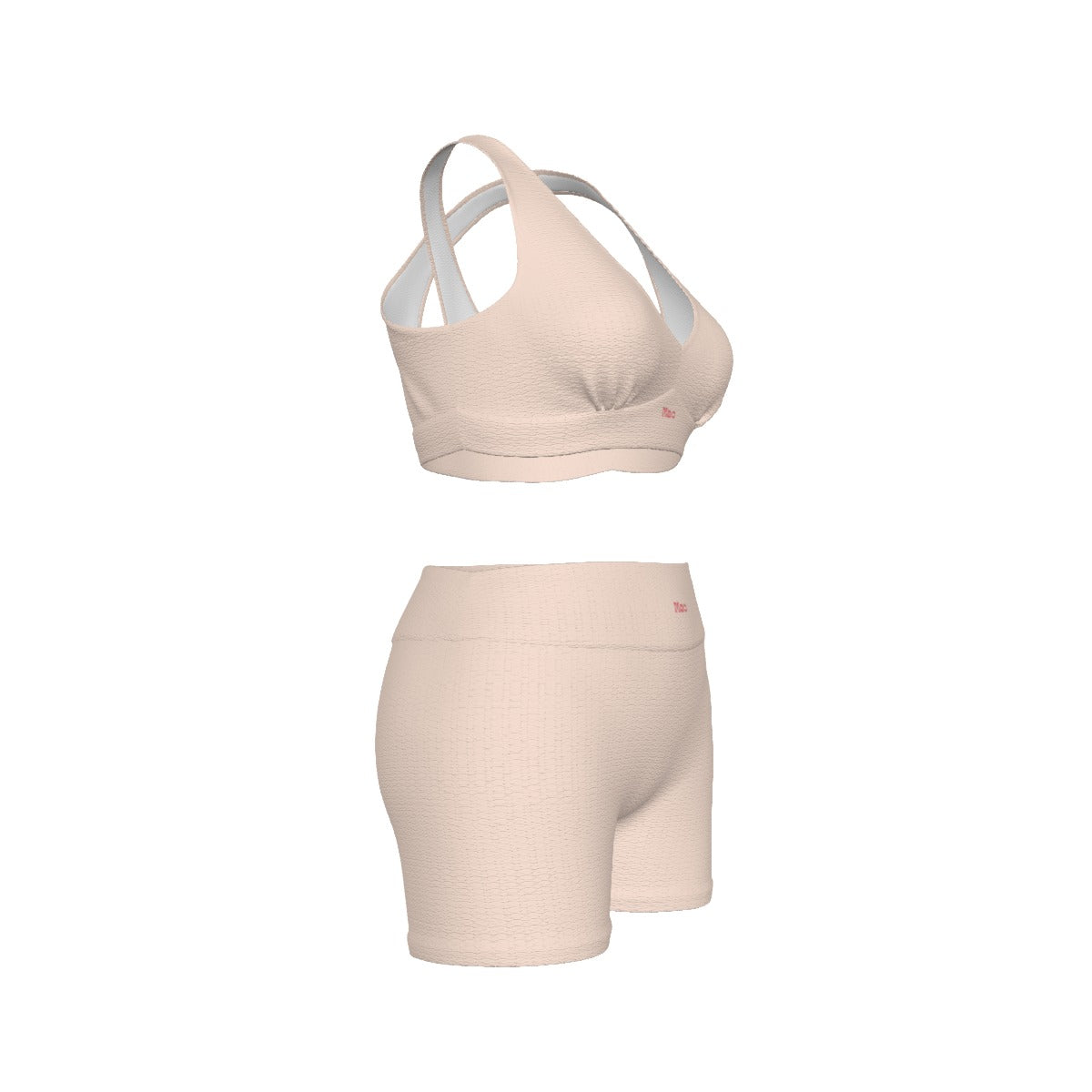 Sports Bra Set Blush Chess Love