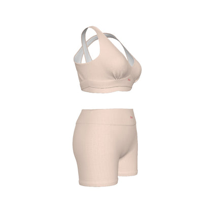 Sports Bra Set Blush Chess Love