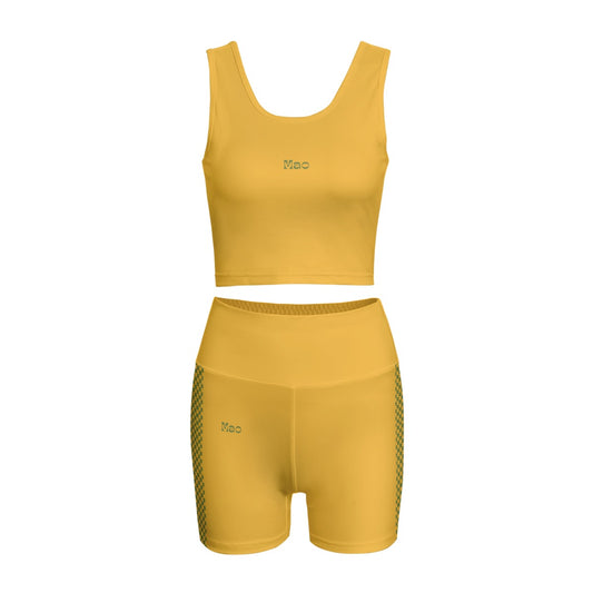 Yoga Set Mustard Chess Love
