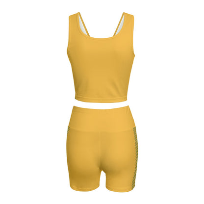 Yoga Set Mustard Chess Love