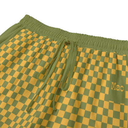 Sport Short Green Chess Love