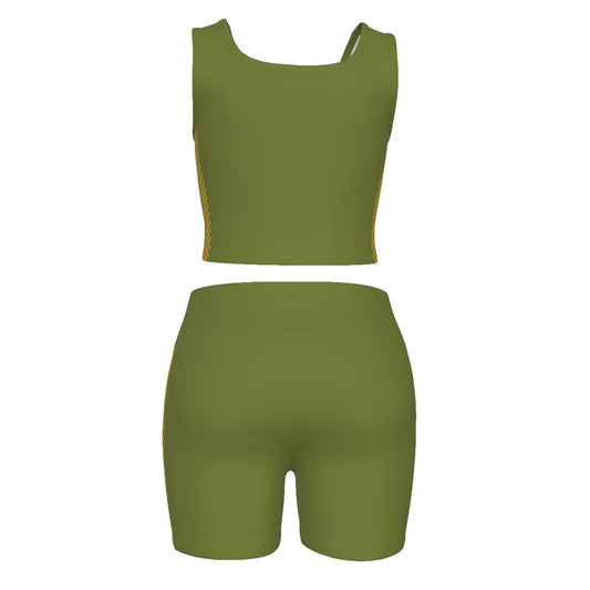 Yoga Set Green Chess Love